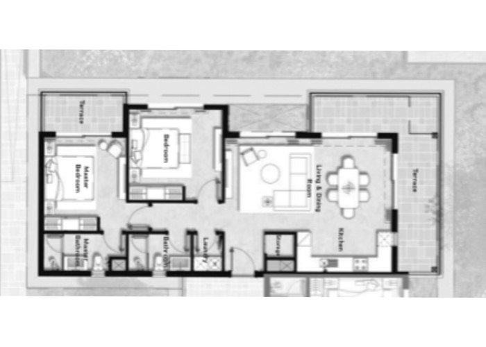 2BR Apartment with pool view in Ras soma - 12